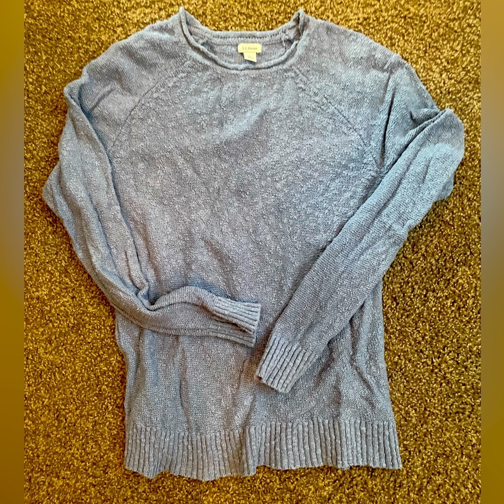 Blue beautiful sweater